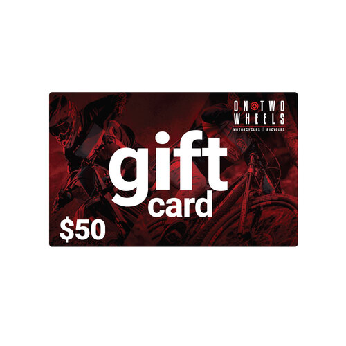 On Two Wheels Gift Card - $50
