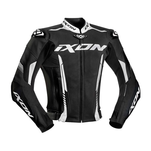 Ixon Vortex 2 Leather Jacket - Black/White