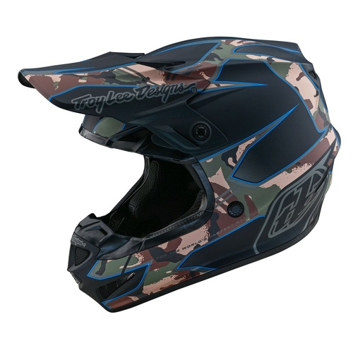 TLD 24.1 SE4 POLY MIPS MATRIX HELMET - CAMO BLACK