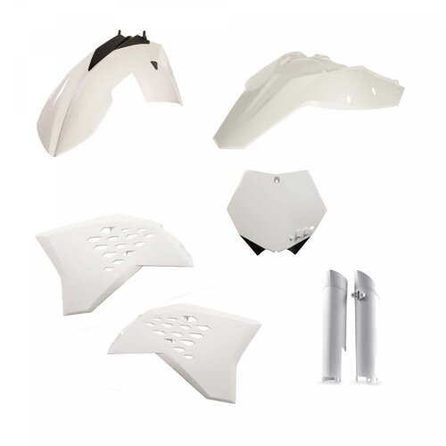 ACERBIS PLASTIC KIT KTM SX SXF 07-10 WHITE