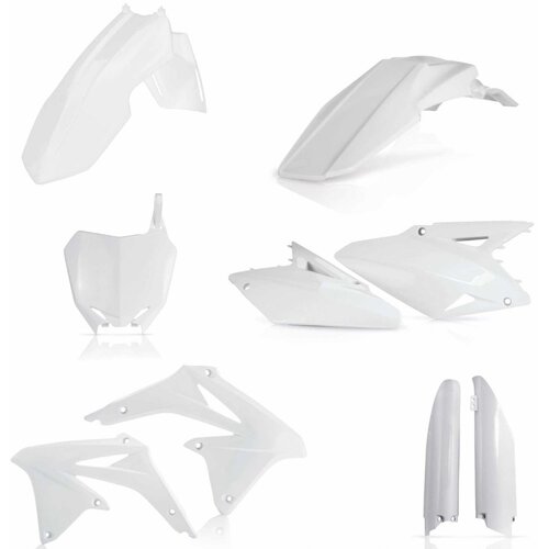 ACERBIS PLASTIC KIT SUZUKI RMZ 450 08-17 WHITE