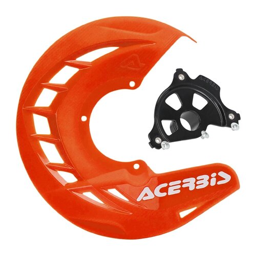 ACERBIS X-BRAKE DISC COVER & BLK MOUNT ORANGE SX SXF 15-23 EXC EXCF 16-23