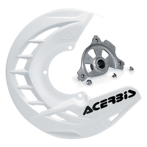 ACERBIS X-BRAKE DISC COVER & MOUNT WHITE SUZUKI RM 125 250 04-10