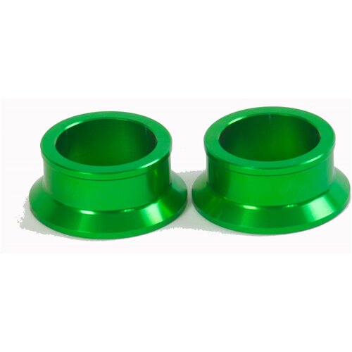 KITE WHEEL SPACERS REAR KAWASAKI KXF 03> GREEN