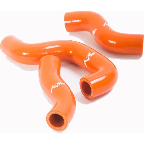 KITE SILICONE RADIATOR HOSE KTM 250/350 ORANGE