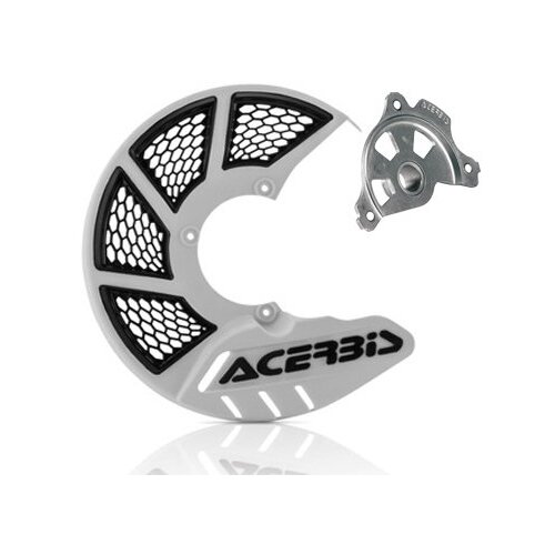 ACERBIS X-BRAKE 2.0 DISC COVER & MOUNT WHITE BLACK SUZUKI RMZ 250 450 07-23