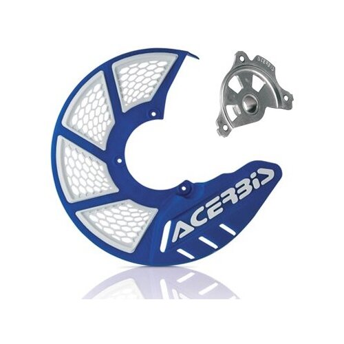 ACERBIS X-BRAKE 2.0 DISC COVER & MOUNT BLUE WHITE SX SXF EXC EXCF