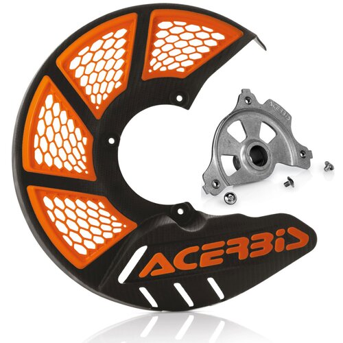 ACERBIS X-BRAKE MINI DISC COVER & MOUNT BLACK ORANGE SX TC 85 09-23