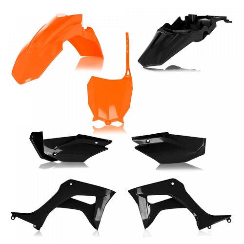 ACERBIS PLASTIC KIT HONDA CRF 110F 19-23 ORANGE BLACK