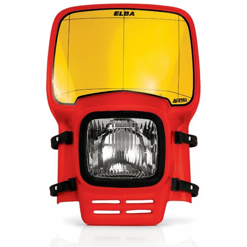 ACERBIS HEADLIGHT ELBA RED