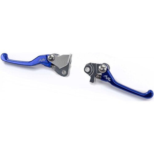 KITE FLEX LEVERS PAIR YAMAHA YZ 08-13 BLUE