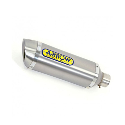 Arrow Silencer - Thunder Aluminium Silver With Steel End Cap