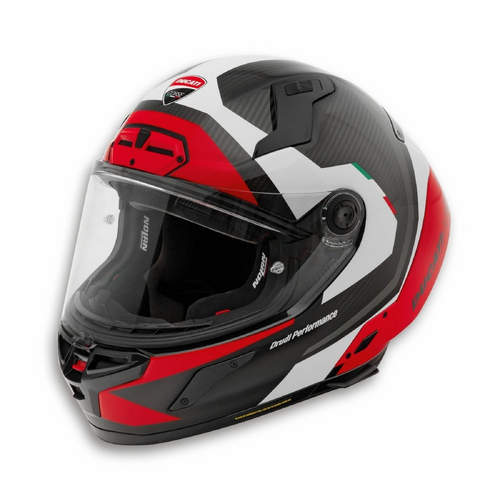 Ducati Speed Evo V2 Helmet - Black/White/Carbon