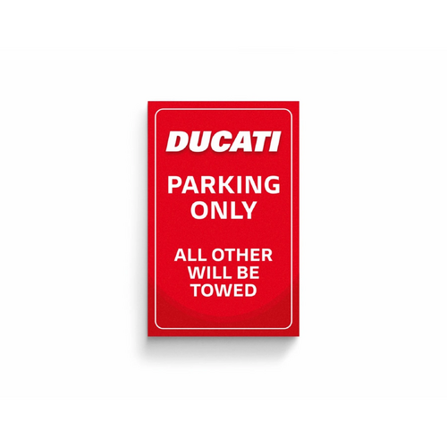 Ducati Parking Only Magnet 