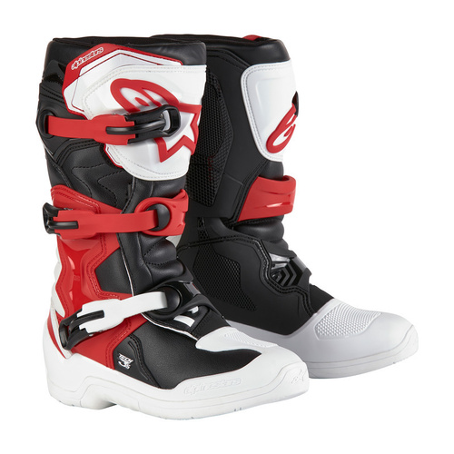 Alpinestars Tech 3S Youth Boots - White/Black/Red