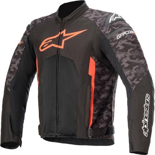 Alpinestars T-GP Plus R V3 Air Textile Jacket - Black/Camo/Fluro Red