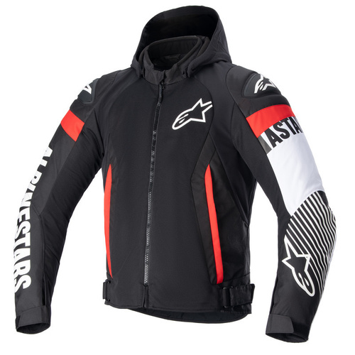 Alpinestars Zaca Air Jacket - Black/White/Red Fluro