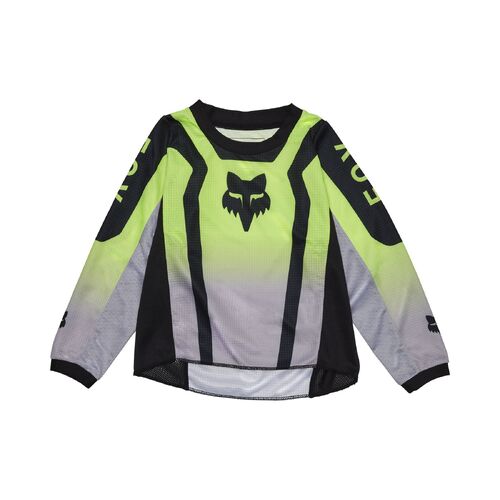 Fox 2025 180 Lean Kids Jersey - Fluro Yellow