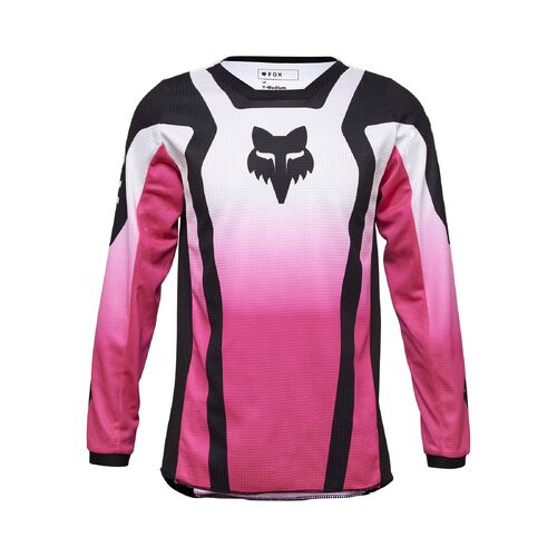 Fox 2025 180 Lean Youth Jersey - Black/Pink