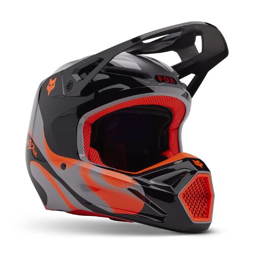 Fox 2025 V1 Emotion Helmet - Steel Grey