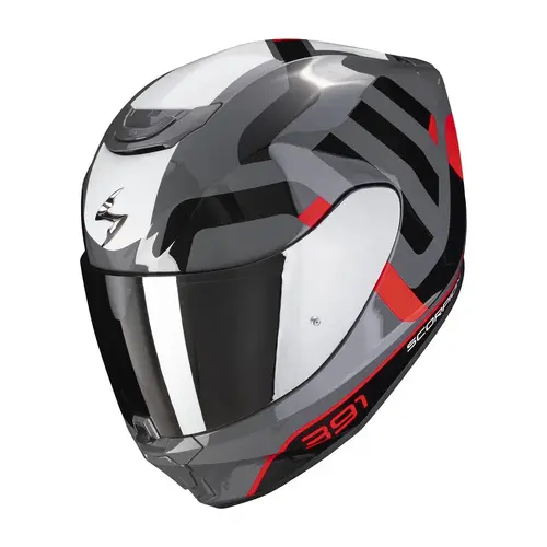 Scorpion EXO-391 Arok Helmet - Grey/Red/Black