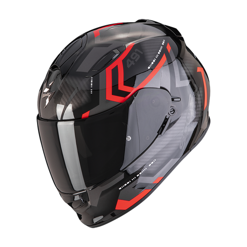 Scorpion EXO-491 Spin Helmet - Black/Red