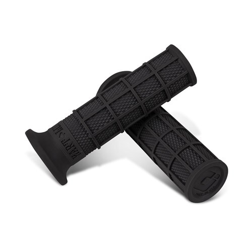 ODI ROAD V-TWIN FULL WAFFLE SINGLE PLY GRIP HART LUCK BLACK 1"